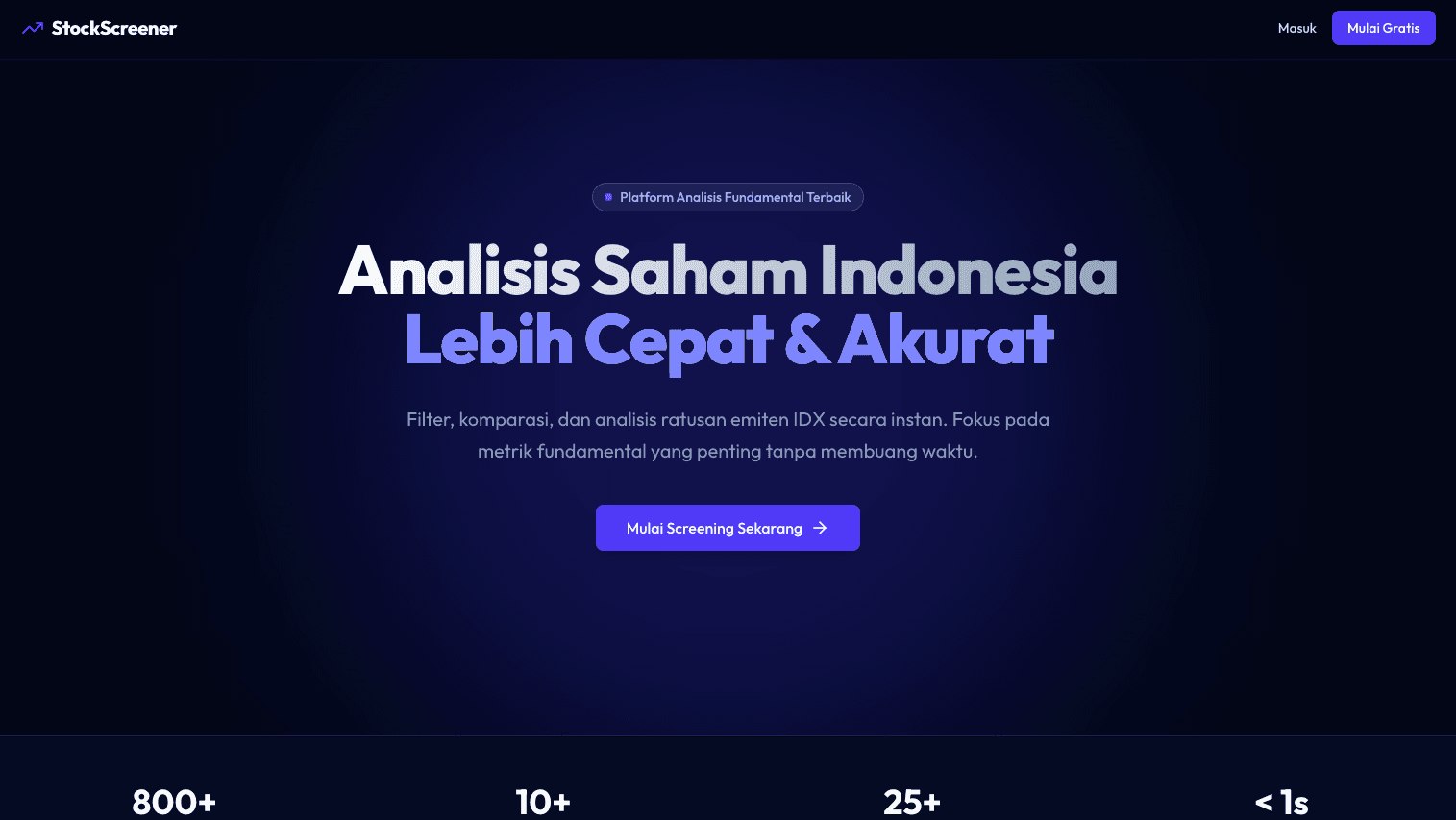 Cover image for StockScreener